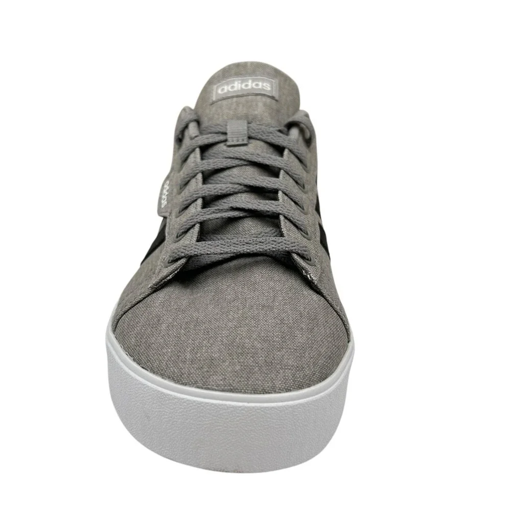 adidas Men's Daily 3.0 Canvas Skate Sneakers Size 12‎ Gray/Black Casual Shoes